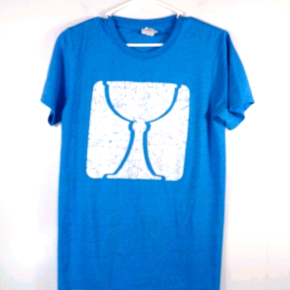 Womens Gildan Soft Style Ring Spun Block Wine Glas